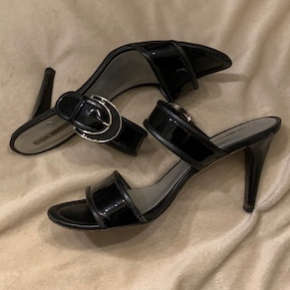 Via Spiga Leather Sandals 4" heel